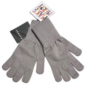 Trouvé Nordstrom Gray Knit Gloves